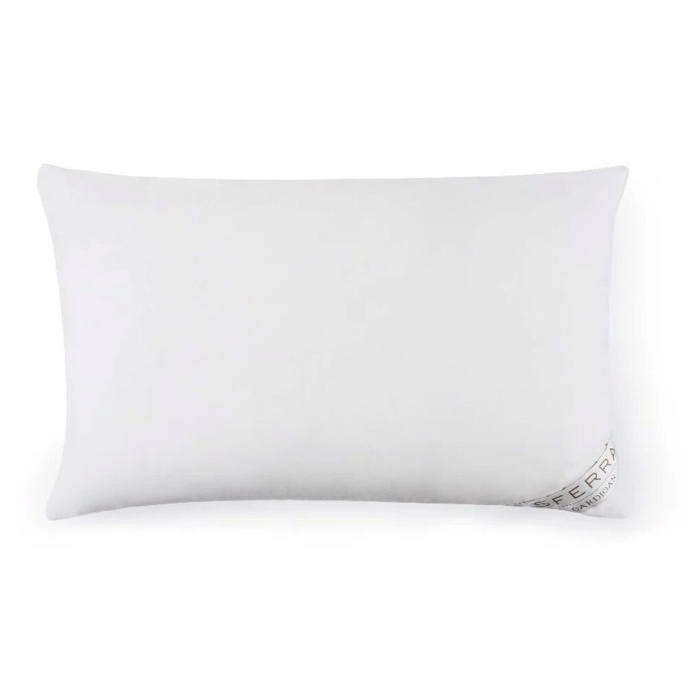 Pair (2) Sferra Cardigan Goose Down Queen Pillows Retails $1526